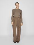 VILA HIGH WAIST WIDE-LEG TROUSERS, Fossil, highres - 14107244_Fossil_005.jpg