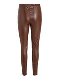 Vila CUERO SINTÉTICO, CINTURA ALTA LEGGINGS, Chocolate Fondant, highres - 14080287_ChocolateFondant_002.jpg
