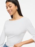 VILA VIKENZA BOATNECK SHORT SLEEVED TOP, Optical Snow, highres - 14113459_OpticalSnow_006.jpg