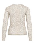 VILA ROUND NECK LONG SLEEVED TOP, Birch, highres - 14103899_Birch_002.jpg