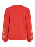 VILA LANGERMET SWEATSHIRT, Aurora Red, highres - 14110168_AuroraRed_1220075_002.jpg