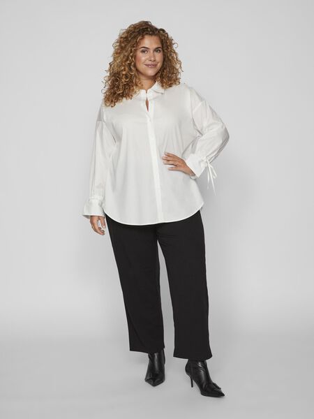 Vila CURVE - OVERSIZE CHEMISE, Cloud Dancer, highres - 14079363_CloudDancer_005.jpg