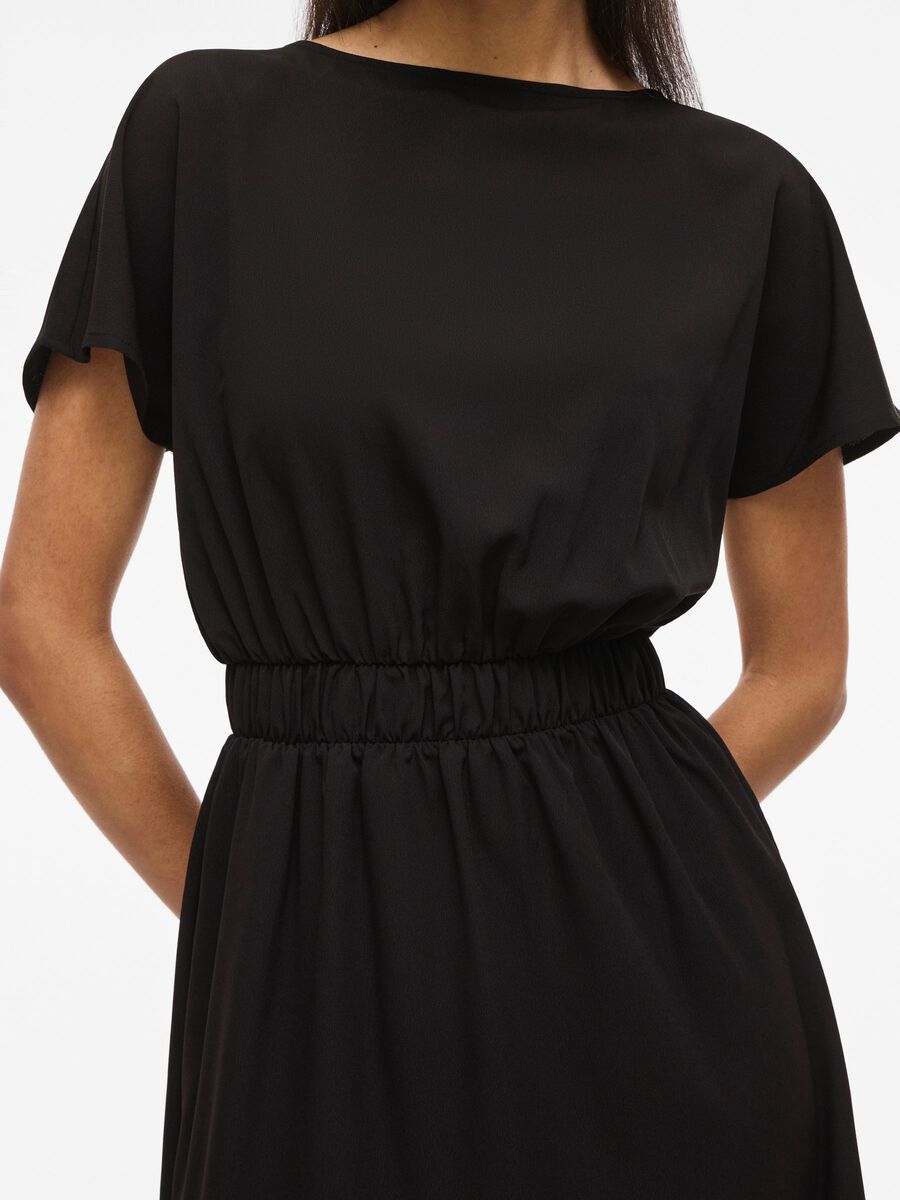 Carousel image - VIMATHILDE SHORT SLEEVED MIDI DRESS, Black | 5