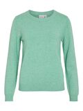VILA VIRIL ROUND NECK KNITTED PULLOVER, Winter Green, highres - 14054177_WinterGreen_714851_001.jpg