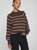VILA GESTREIFTER STRICKPULLOVER, Coffee Bean, highres - 14094187_CoffeeBean_1108651_006.jpg