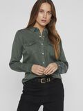 VILA VIBISTA POCKET DENIM SHIRT, Duck Green, highres - 14033008_DuckGreen_007.jpg