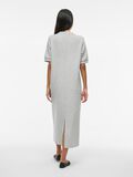 VILA SHORT SLEEVED MIDI DRESS, Light Grey Melange, highres - 14107339_LightGreyMelange_004.jpg