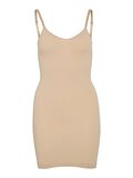VILA VIMACIE SEAMLESS SHORT DRESS, Cuban Sand, highres - 14104604_CubanSand_001.jpg