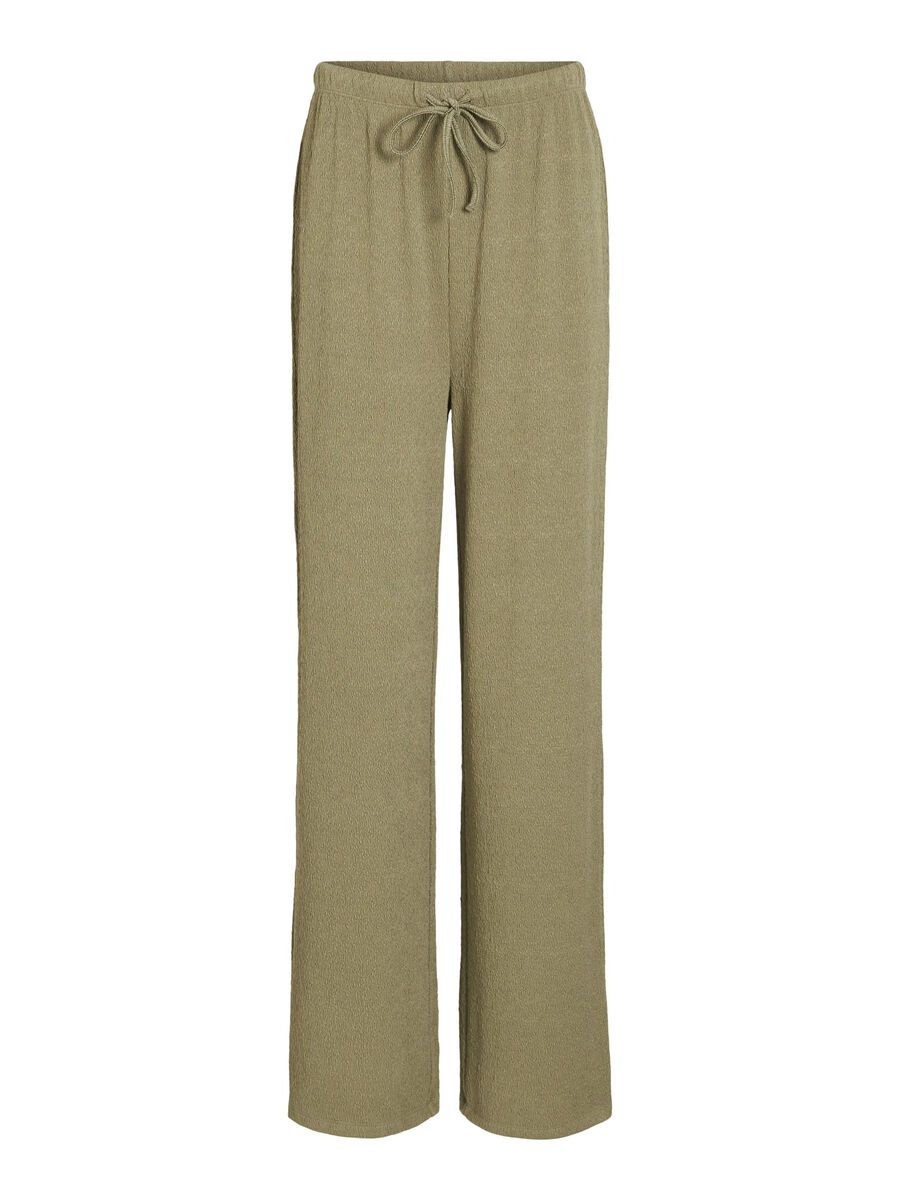 VILA HIGH WAIST HOSE MIT WEITEM BEIN, Green Milieu, highres - 14104665_GreenMilieu_001.jpg