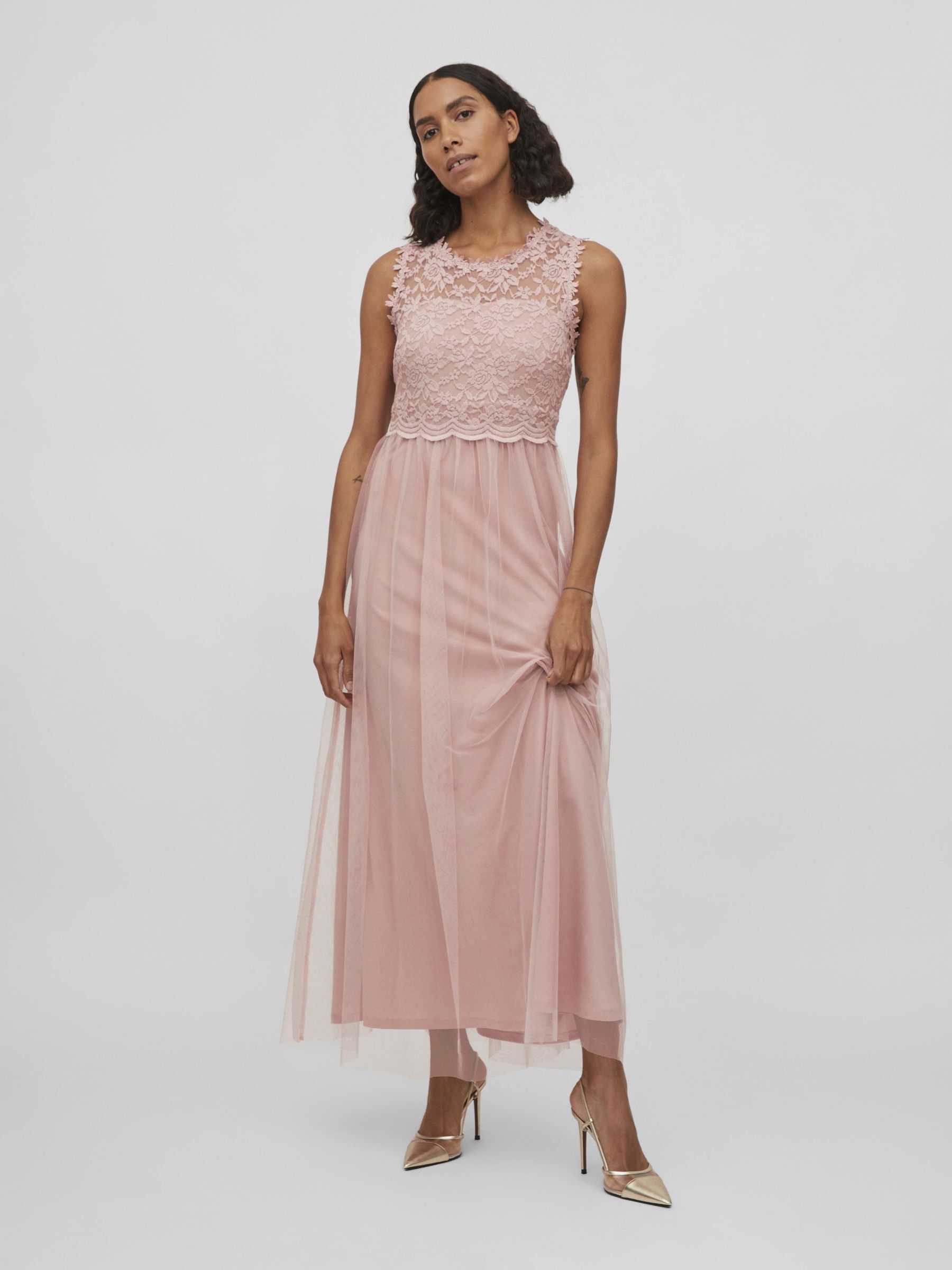 Mauve lace dress hotsell