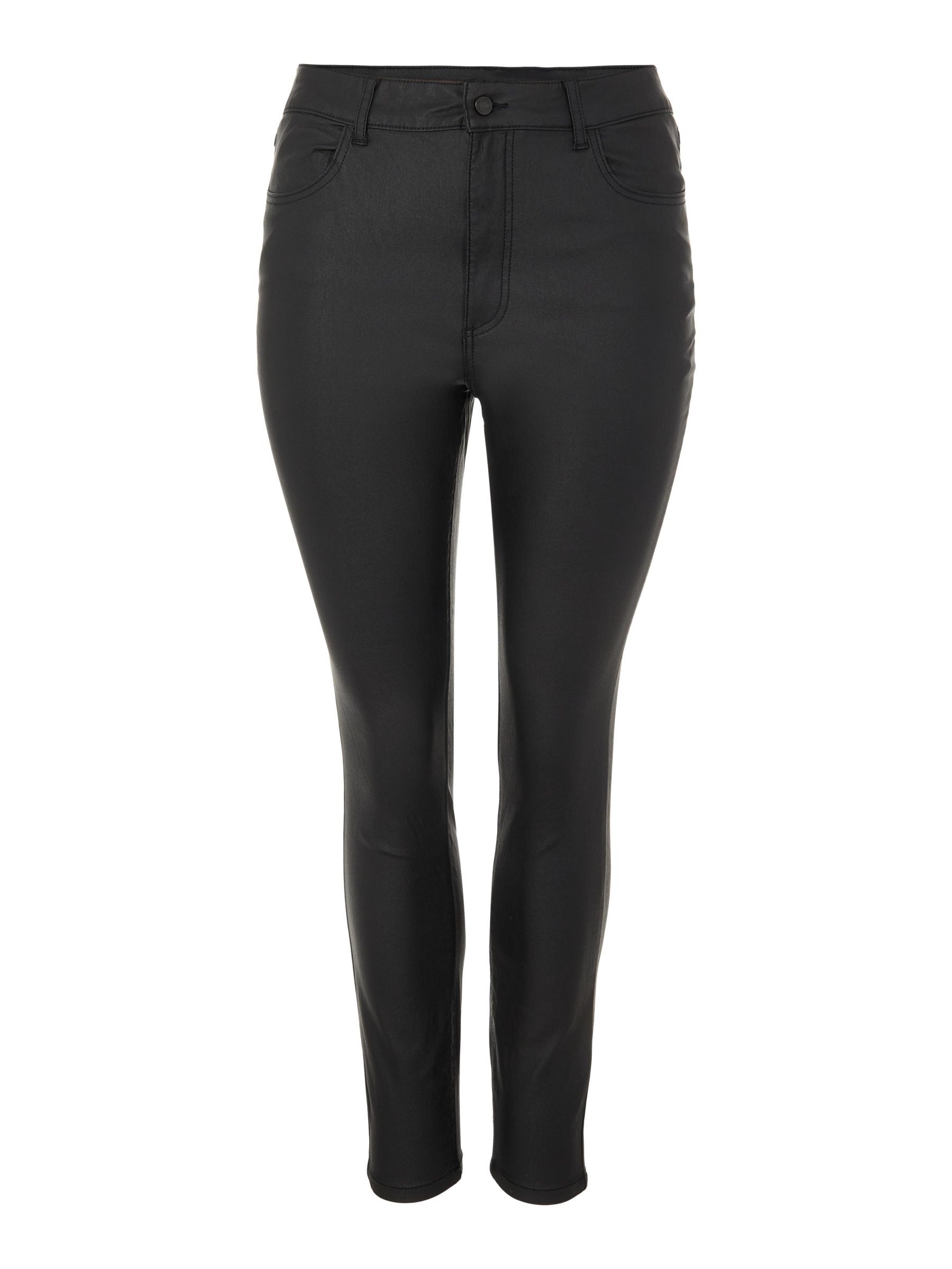 Vila coated skinny best sale jeans
