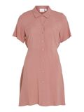 Vila SHORT SLEEVED SHIRT DRESS, Brick Dust, highres - 14092492_BrickDust_001.jpg