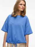 VILA ROUND NECK SHORT SLEEVED SWEATSHIRT, Regatta, highres - 14108521_Regatta_007.jpg