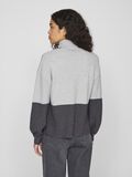 VILA STYLE COLOR BLOCK PULL EN MAILLE, Light Grey Melange, highres - 14084235_LightGreyMelange_1141467_004.jpg
