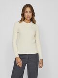 VILA POLO KNITTED PULLOVER, Birch, highres - 14106206_Birch_003.jpg
