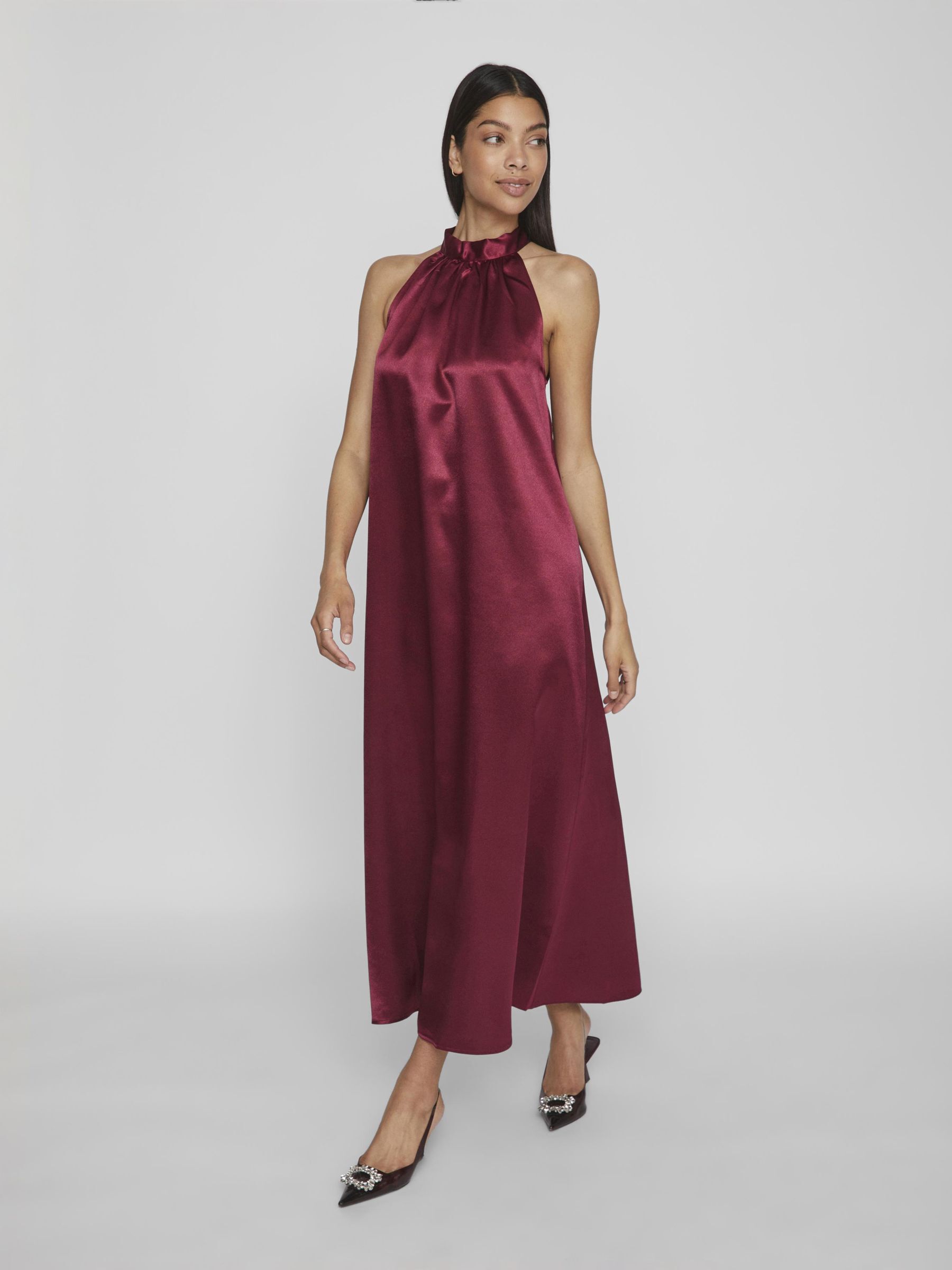 Vestido de best sale fiesta cuello halter