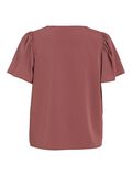 VILA DEKOLT W SEREK TOP Z KRÓTKIMI RĘKAWAMI, Rose Brown, highres - 14109690_RoseBrown_002.jpg