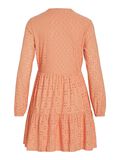 VILA VIKAWA LONG SLEEVED SHORT DRESS, Shell Coral, highres - 14070250_ShellCoral_002.jpg