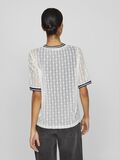 VILA ROUND NECK T-SHIRT, Snow White, highres - 14108126_SnowWhite_004.jpg