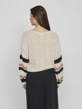 Vila V-NECK KNITTED JUMPER, Feather Gray, highres - 14099070_FeatherGray_1123892_004.jpg