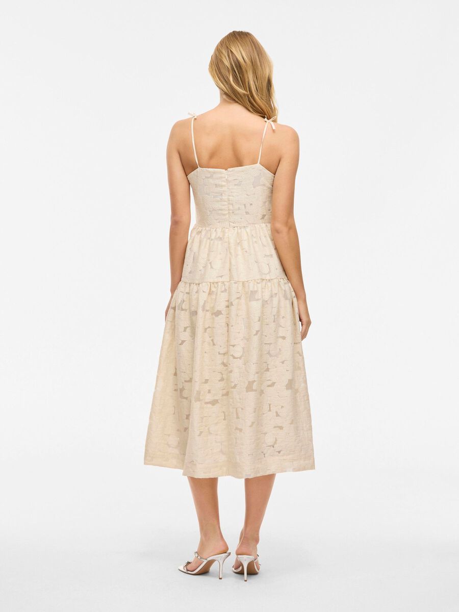 VILA VIHELNA STRAP MIDI DRESS, Birch, highres - 14112410_Birch_1238622_004.jpg