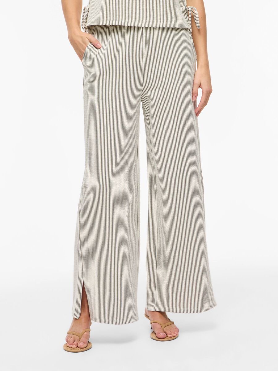 Product carousel image - TAILLE HAUTE PANTALON &Agrave; JAMBE AMPLE, Slate Black | 1