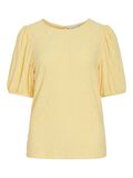 VILA SCOLLO ROTONDO TOP A MANICHE CORTE, Pale Banana, highres - 14101667_PaleBanana_001.jpg
