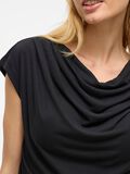 VILA VIMODALA WATERFALL CAP SLEEVE TOP, Black Beauty, highres - 14107641_BlackBeauty_006.jpg