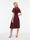 VILA VILOVIE SHORT SLEEVED WRAP DRESS, Fig, highres - 14059666_Fig_004.jpg