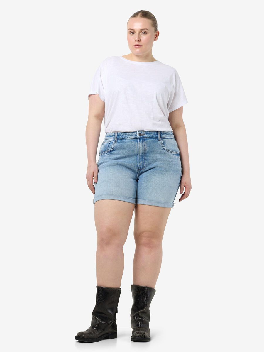Noisy May CURVE SLIM FIT JEANSSHORTS, Light Blue Denim, highres - 27030541_LightBlueDenim_004.jpg
