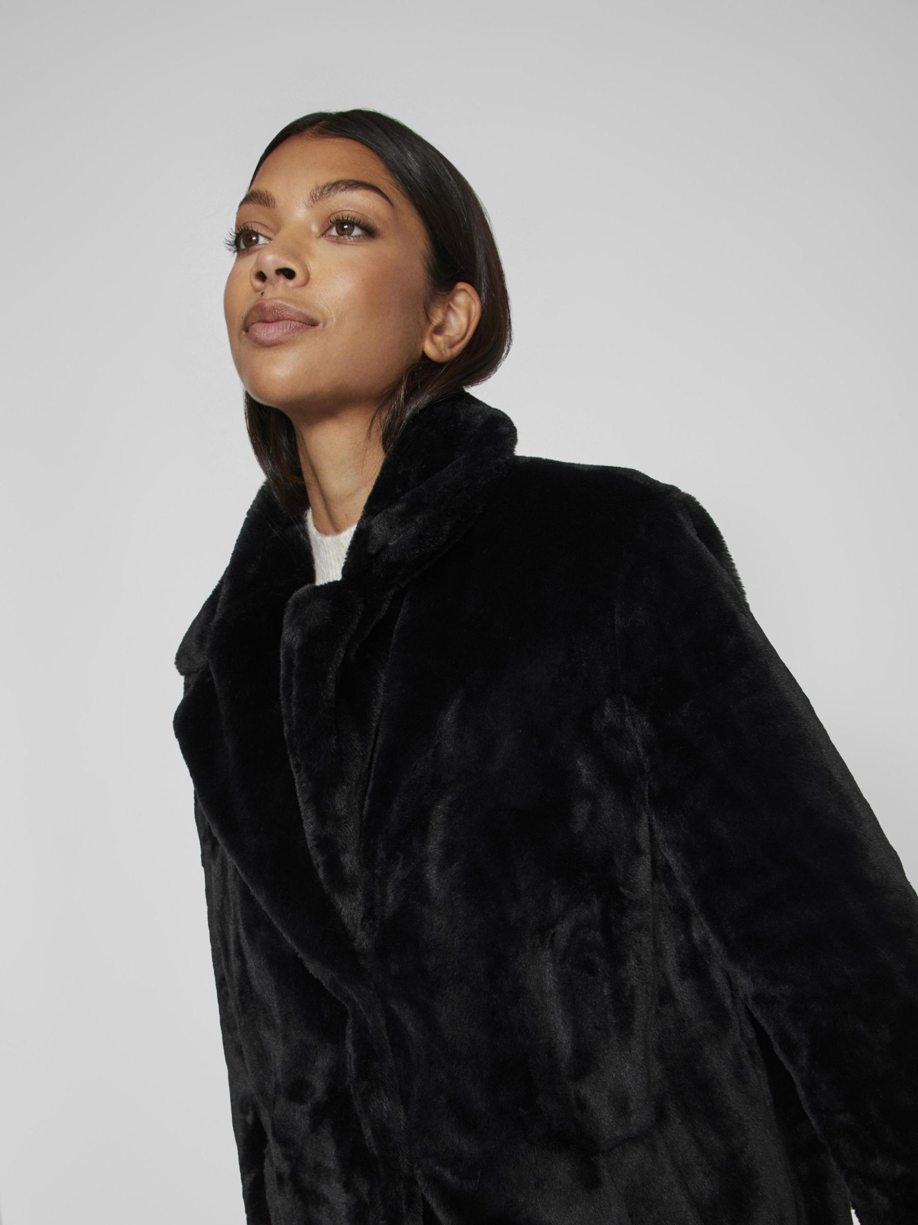 Vila vifaira shop faux teddy coat