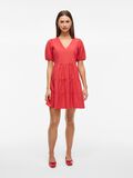 VILA SHORT-SLEEVED SHORT DRESS, Poppy Red, highres - 14086279_PoppyRed_005.jpg