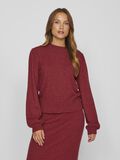 VILA HØY HALS STRIKKET PULLOVER, Cabernet, highres - 14084179_Cabernet_1038771_003.jpg