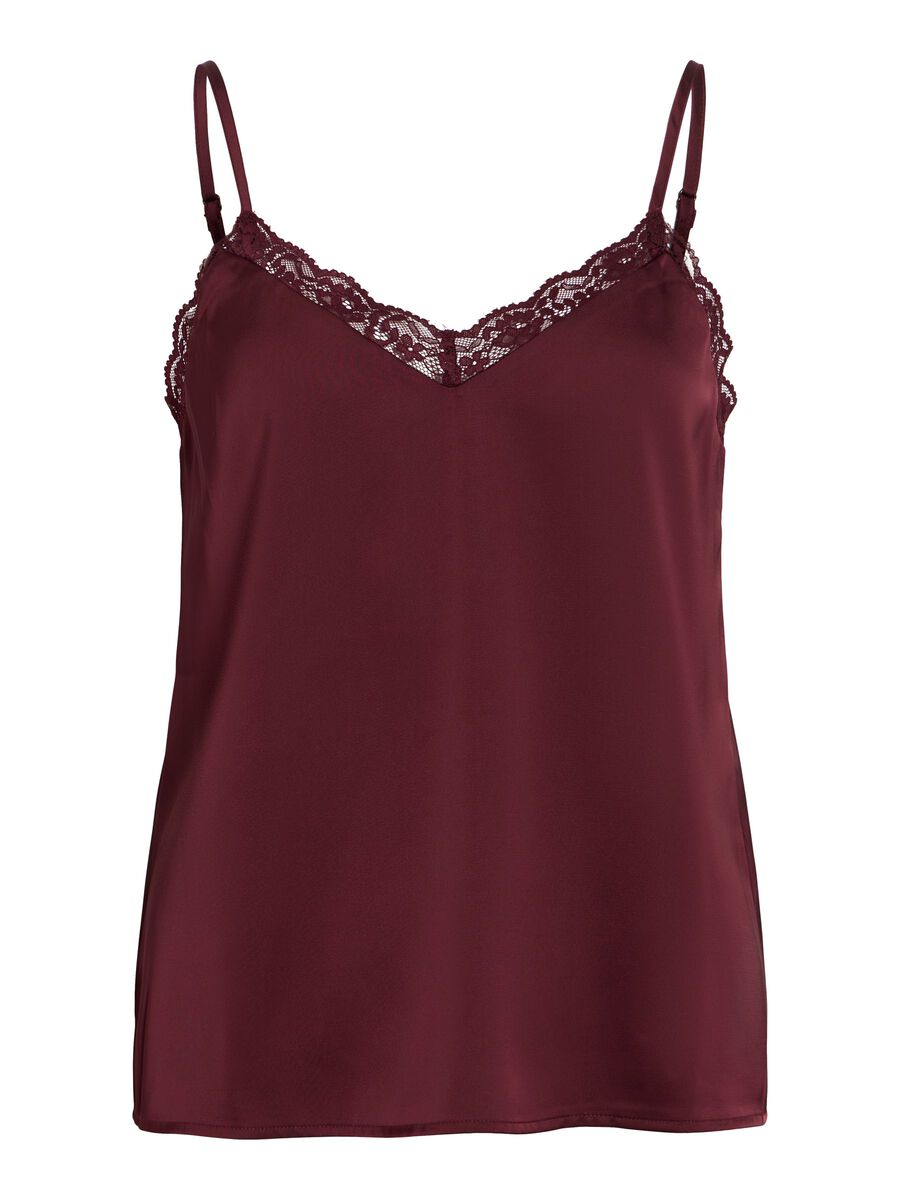 Product carousel image - VIENNA LACE STRAP TOP, Port Royale | 1