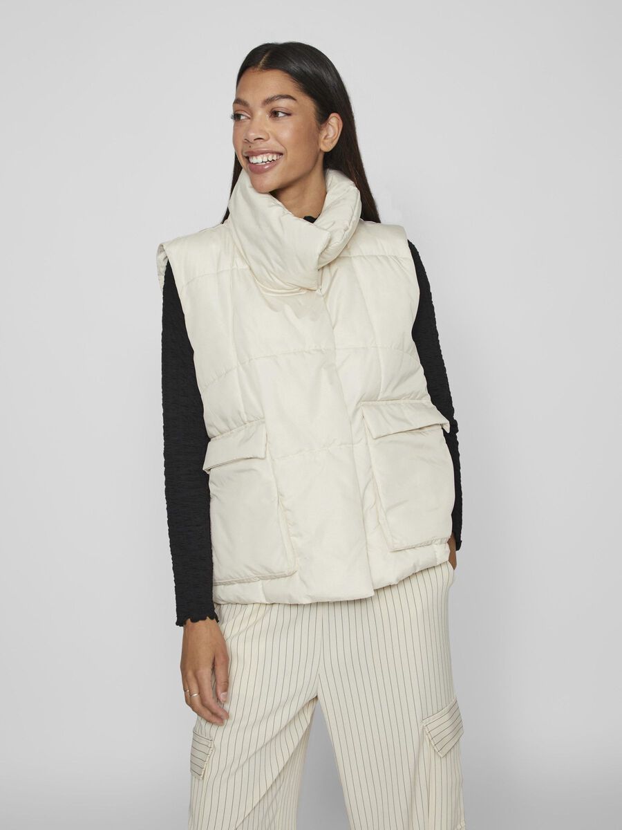 Vila HØYHALSET UTILITY VEST, Birch, highres - 14092205_Birch_003.jpg