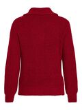 Vila HALF ZIP KNITTED PULLOVER, Pompeian Red, highres - 14082582_PompeianRed_002.jpg