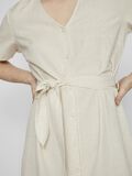 Vila SHORT SLEEVED MIDI DRESS, Super Light Natural Melan, highres - 14096276_SuperLightNaturalMelan_007.jpg