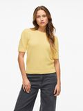 VILA KORTÆRMET STRIKKET TOP, Pale Banana, highres - 14084421_PaleBanana_003.jpg