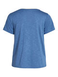 Vila GLITTER DETAIL SHORT SLEEVED TOP, Federal Blue, highres - 14080877_FederalBlue_002.jpg
