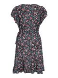 Product image thumbnail - VIPADDINA KORT JURK MET V-HALS, Black | 6