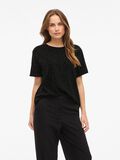 Product image thumbnail - VISILNA RUNDHALS OBERTEIL MIT KURZEN ÄRMELN, Black Beauty | 1