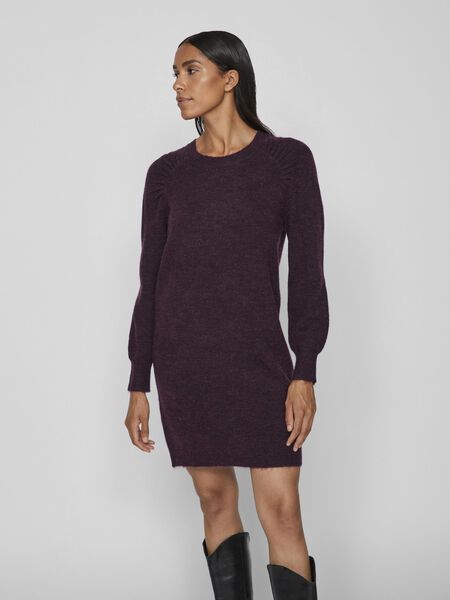 Vila LONG SLEEVE KNITTED DRESS, Winter Bloom, highres - 14089904_WinterBloom_1060058_003.jpg