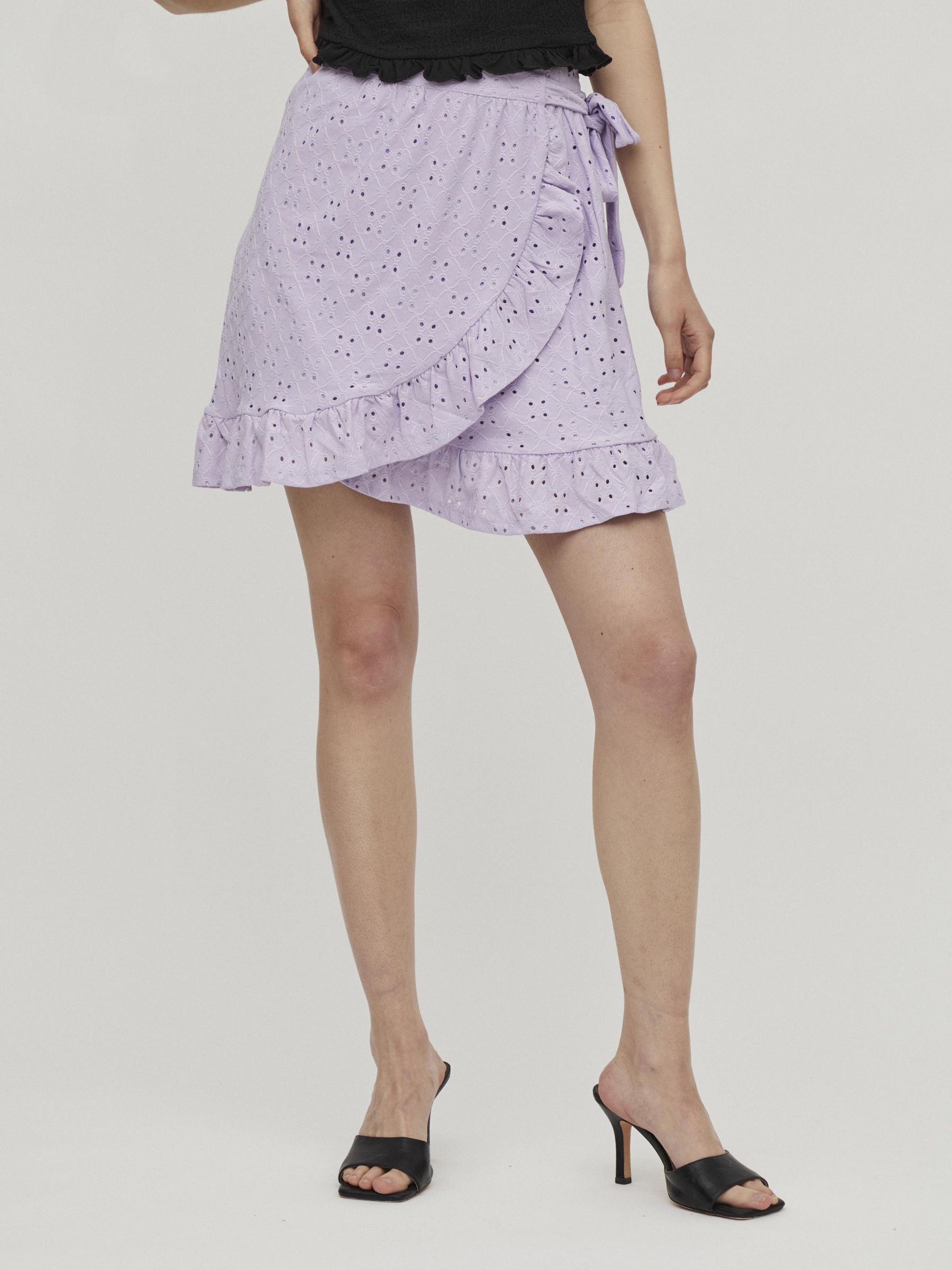 High waisted shop wrap mini skirt