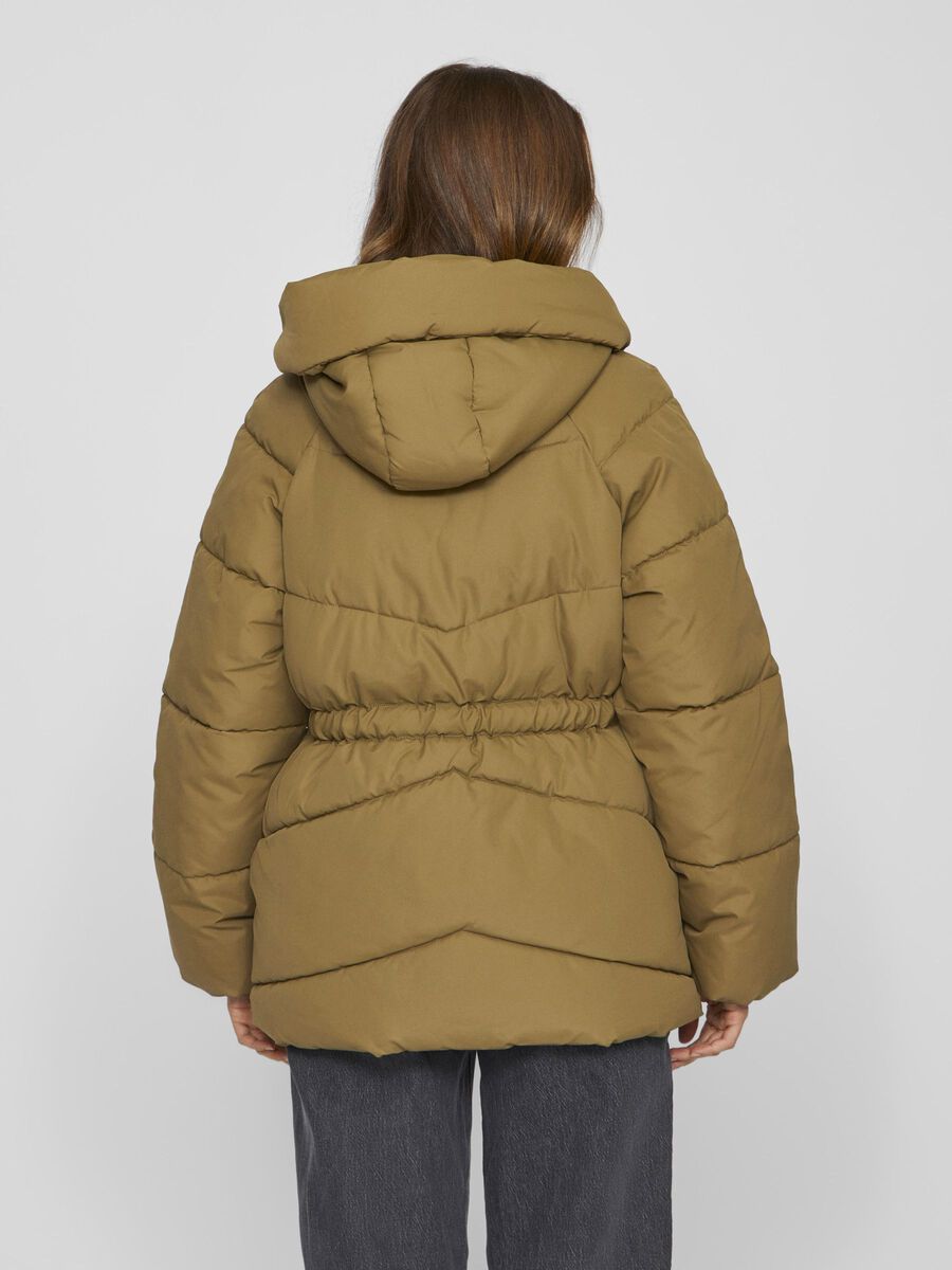 VILA HOODED DRAWSTRING JACKET, Gothic Olive, highres - 14098374_GothicOlive_004.jpg