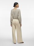 VILA VICLUA HIGH WAISTED WIDE-LEG TROUSERS, Feather Gray, highres - 14095436_FeatherGray_004.jpg
