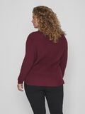 Vila CURVE - KNITTED TOP, Beet Red, highres - 14090597_BeetRed_004.jpg