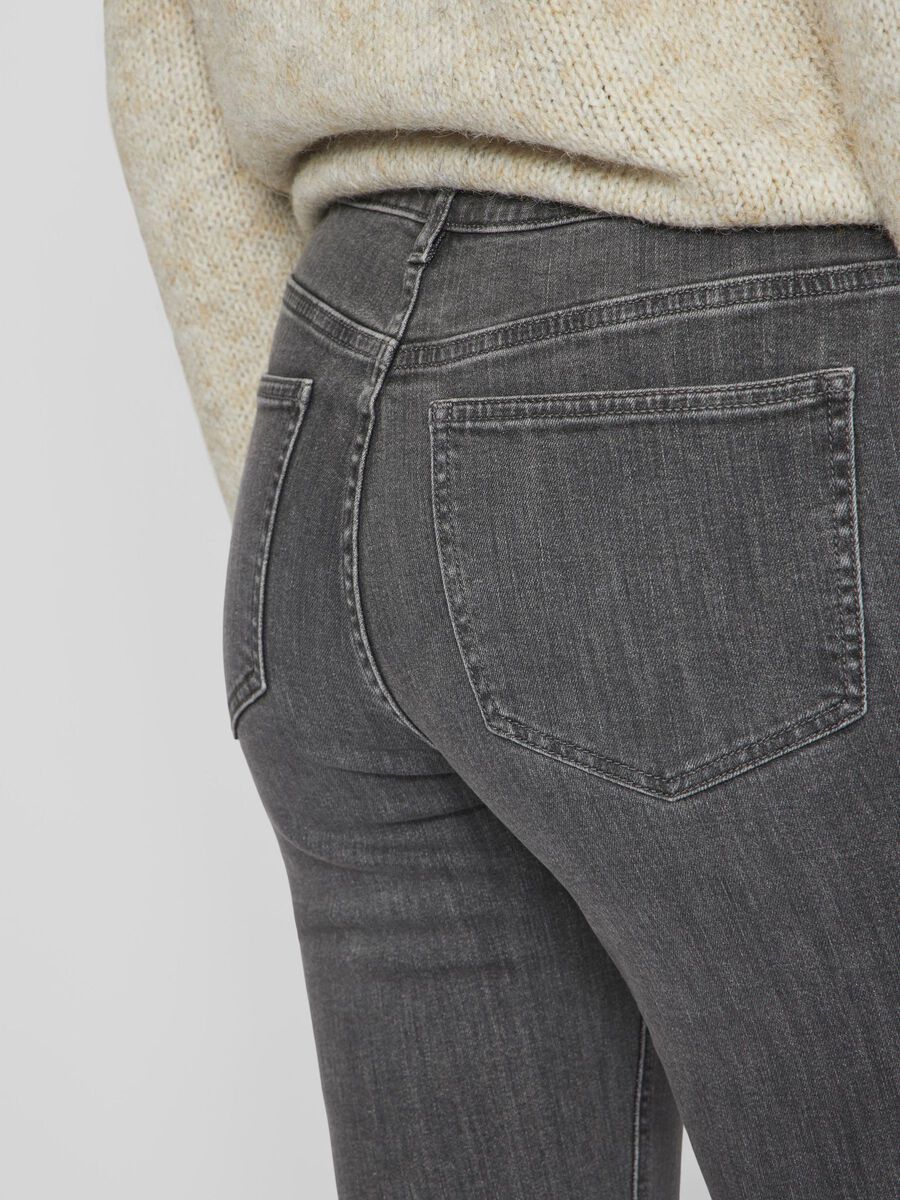 Carousel image - VIBETTY MID-WAIST FLARED JEANS, Grey Denim | 5