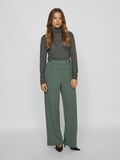 VILA HIGH WAISTED WIDE-LEG TROUSERS, Duck Green, highres - 14106568_DuckGreen_1180294_005.jpg