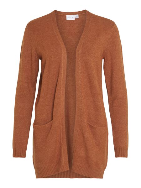 Vila BASIC STRICKJACKE, Caramel Café, highres - 14044041_CaramelCaf_958891_001.jpg