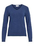 Product image thumbnail - VIRIL V-NECK KNITTED PULLOVER, Navy Peony | 5